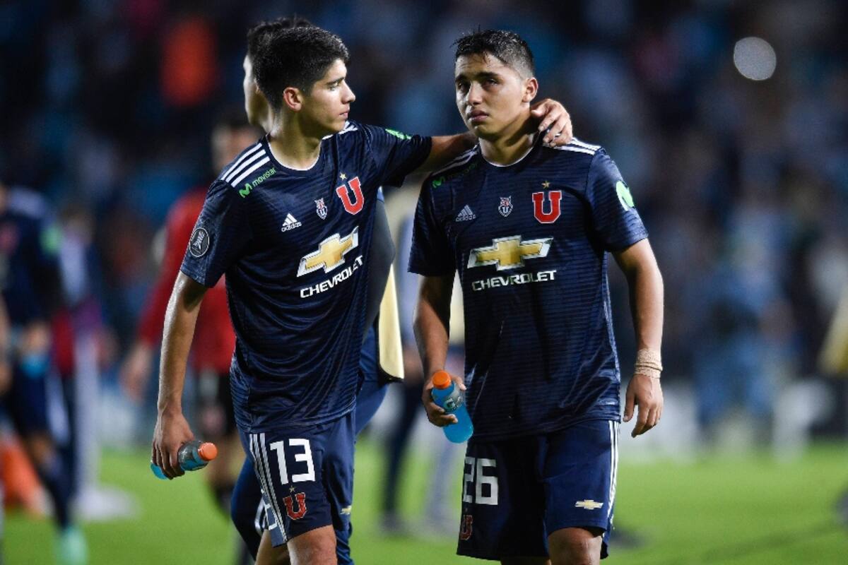 El Kun tras su tarde negra en Avellaneda en la Copa Libertadores 2018.