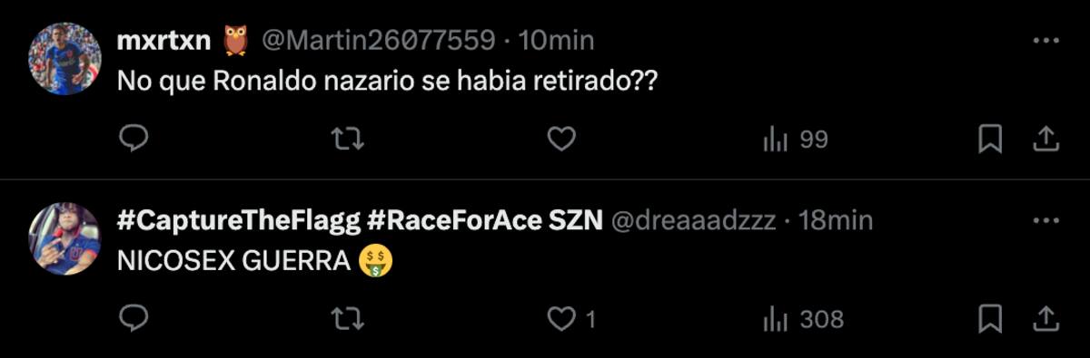 Nicolás Guerra fue elogiado por los hinchas azules.