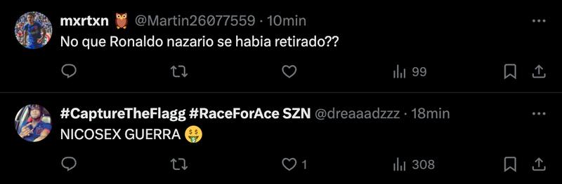 Nicolás Guerra fue elogiado por los hinchas azules.