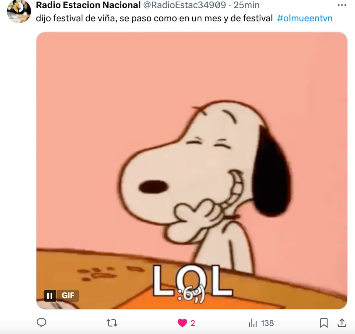Vivió desliz en el Festival del Huaso de Olmué.
