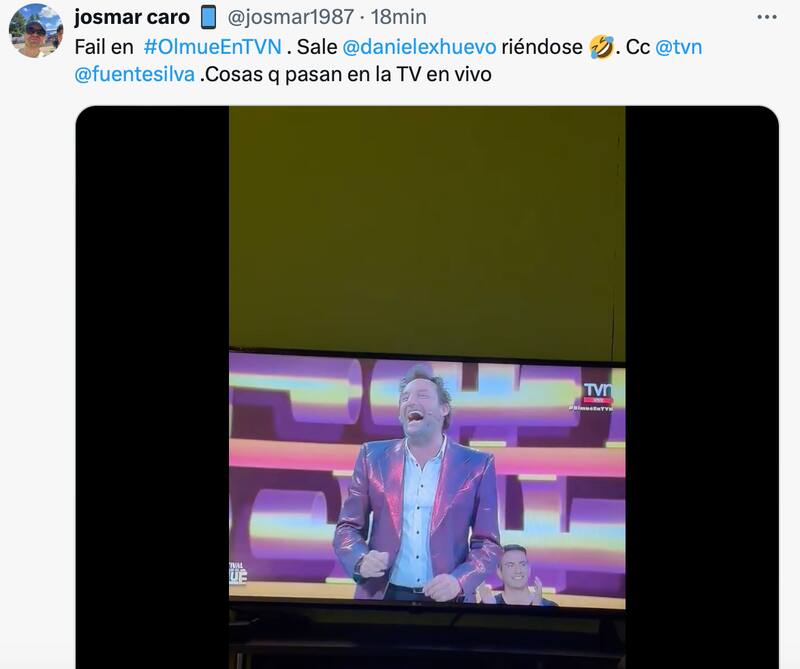 Vivió desliz en el Festival del Huaso de Olmué.