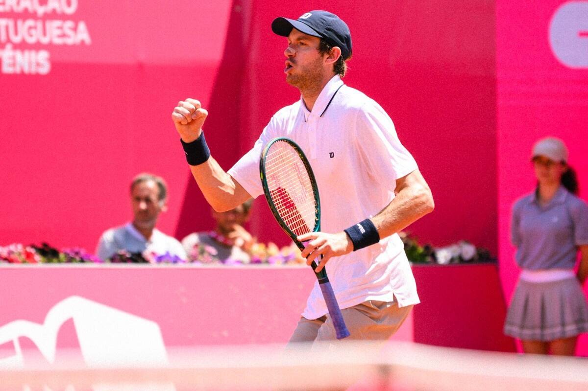 en el Challenger de Estoril. Foto: @estorilopen
