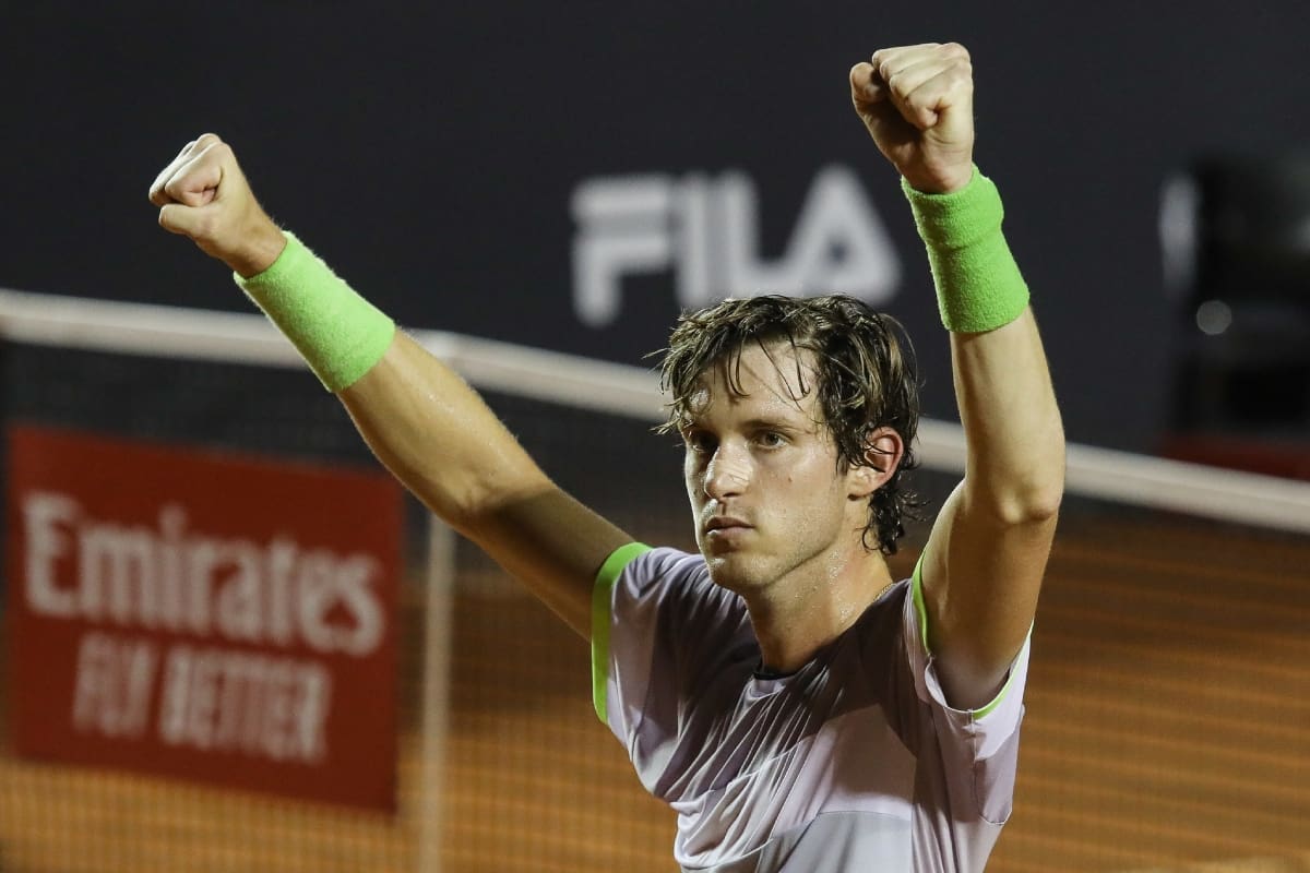 Nicolás Jarry busca el paso a la final del ATP 500 de Río (Foto: RioOpenOficial, Twitter)