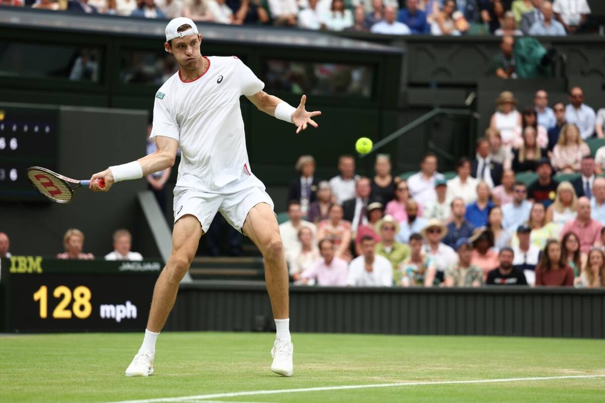 volvió a las canchas con su duelo ante Francisco Cerúndolo en el Giorgio Armani Tennis Classic.