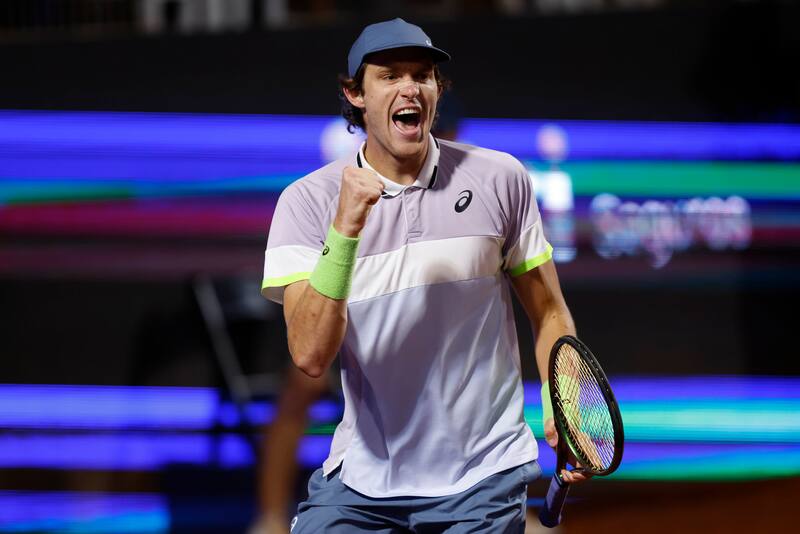 Nicolás Jarry se metió en la gran final del ATP de Ginebra. Foto: Agencia Aton.