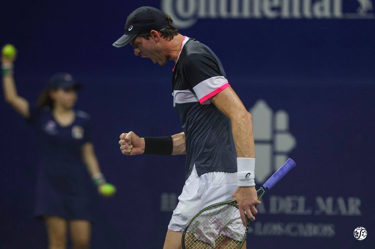 festejando en el ATP de Los Cabos