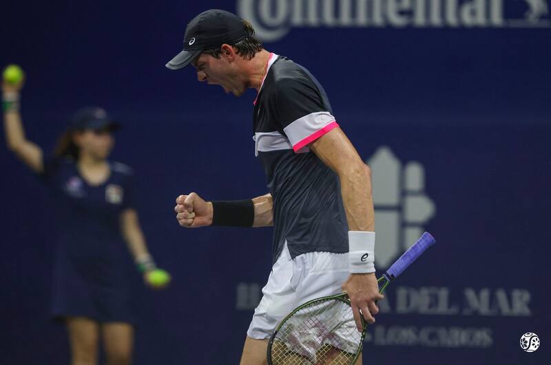 festejando en el ATP de Los Cabos