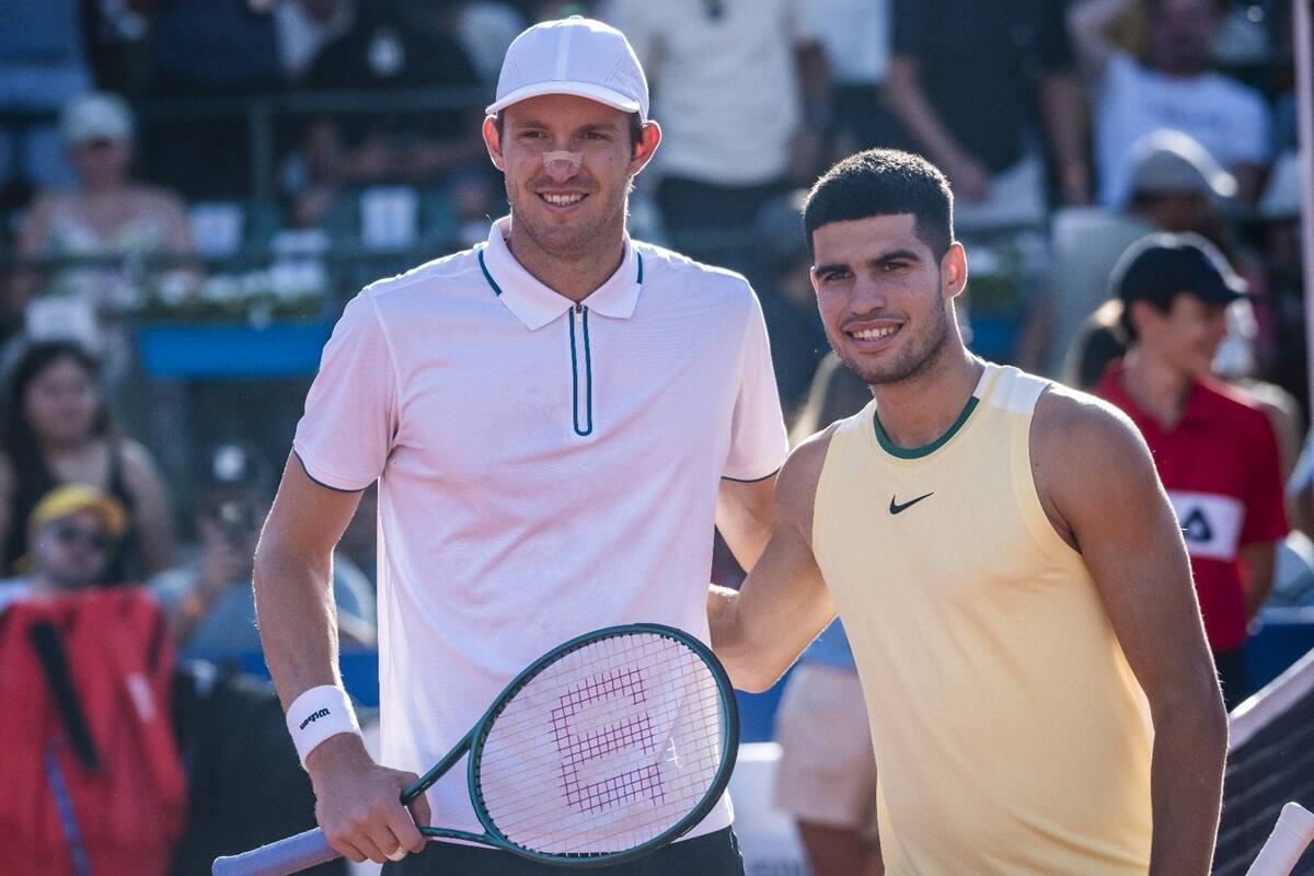 Superó en dos sets a Carlos Alcaraz. Foto: ATP de Buenos Aires.