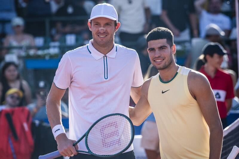 Superó en dos sets a Carlos Alcaraz. Foto: ATP de Buenos Aires.