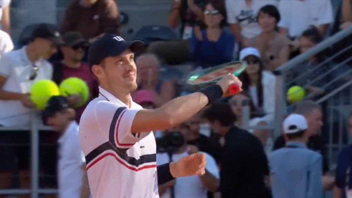 VIDEO | La derecha imparable de Nico Jarry para cerrar su paso a los cuartos de final del Masters 1000 de Roma