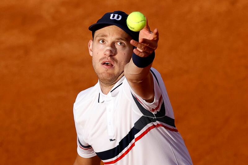 Le ganó en tres sets al italiano Stefano Napolitano. Foto: Matteo Ciambelli/Photosport