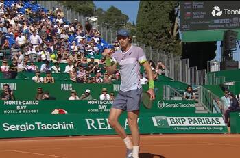 VIDEO | ¡Tremendo saque! El Match Point de Nicolás Jarry para estrenarse con un triunfo en Montecarlo