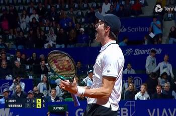 VIDEO | Victoria épica: El match point con el que Nicolás Jarry venció a Stan Wawrinka en el ATP de Buenos Aires