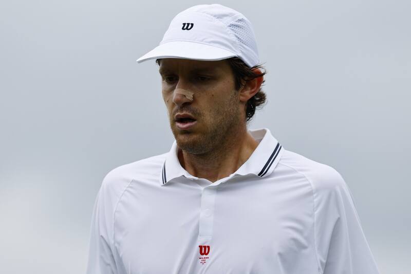 El chileno en Wimbledon. Foto: EFE.