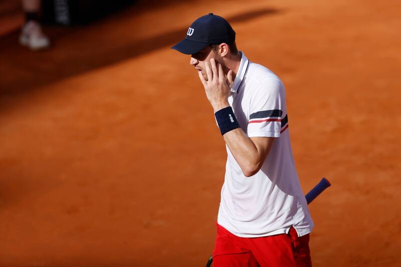tras perder la final del Masters 1000 de Roma. Foto: Agencia Aton.