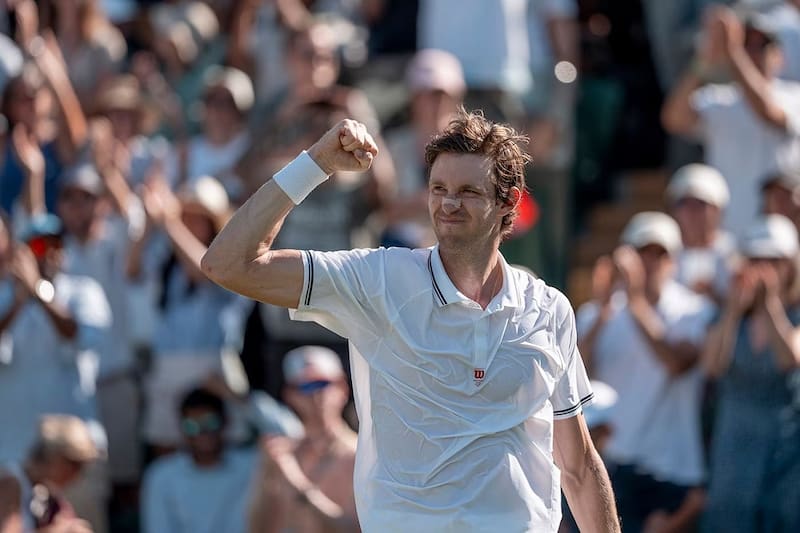 Wimbledon, por lejos su mejor torneo este año. EFE