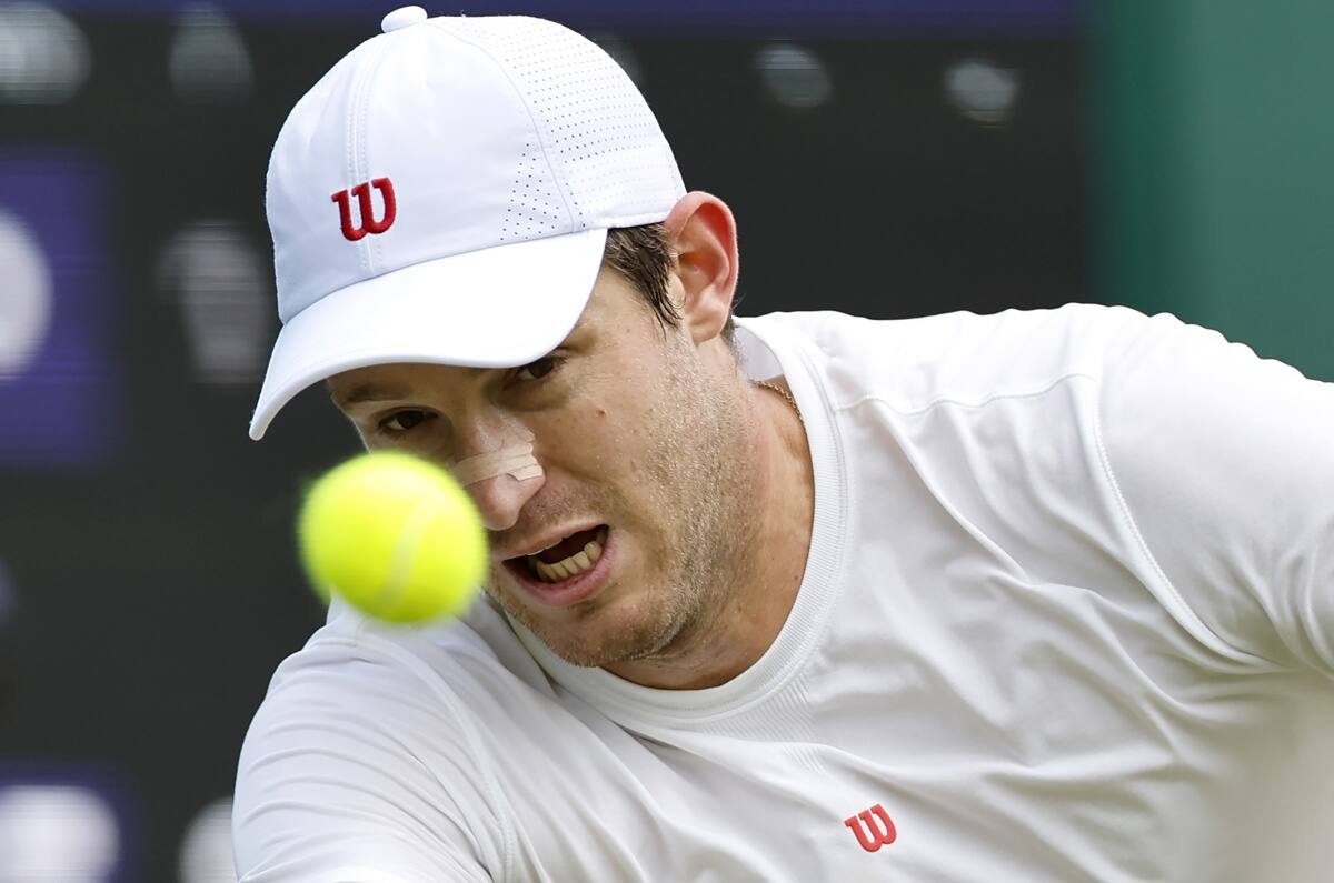 Nicolás Jarry en Wimbledon. EFE