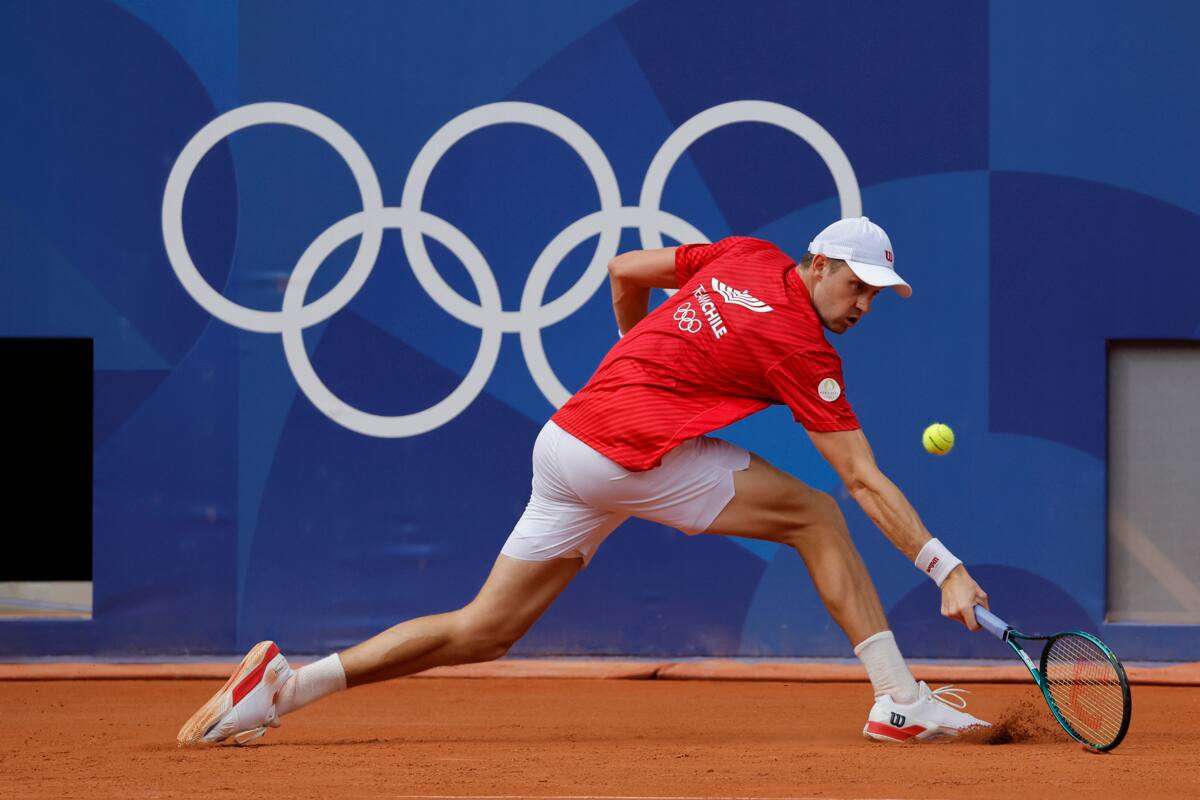 Nicolás Jarry intentará ganar su primer partido desde el Masters 1000 de Roma. Foto: EFE