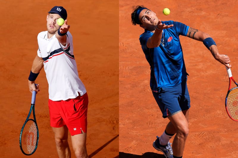 Nicolás Jarry y Alejandro Tabilo jugarán en Roland Garros. Agencia Aton