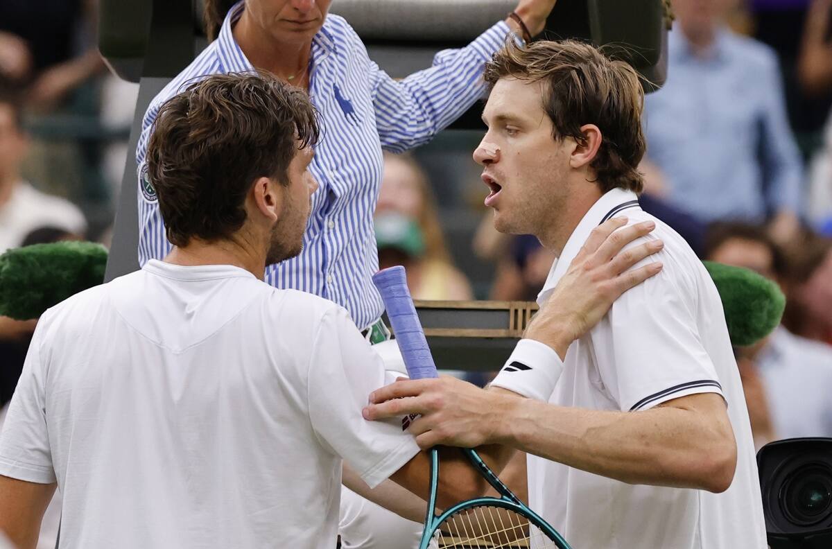 Así fue el tenso diálogo entre Jarry y Norrie tras su partidazo en Wimbledon: ¿Qué se dijeron?
