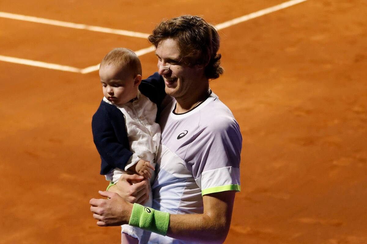 Nicolás Jarry y su hijo Juanito Jarry. Agencia Aton