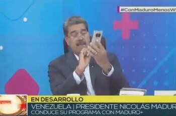 VIDEO | Nicolás Maduro “rompe relaciones” con WhatsApp en vivo y en directo