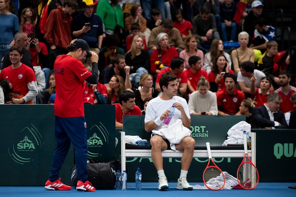Nicolás Massú y Cristian Garin en Copa Davis