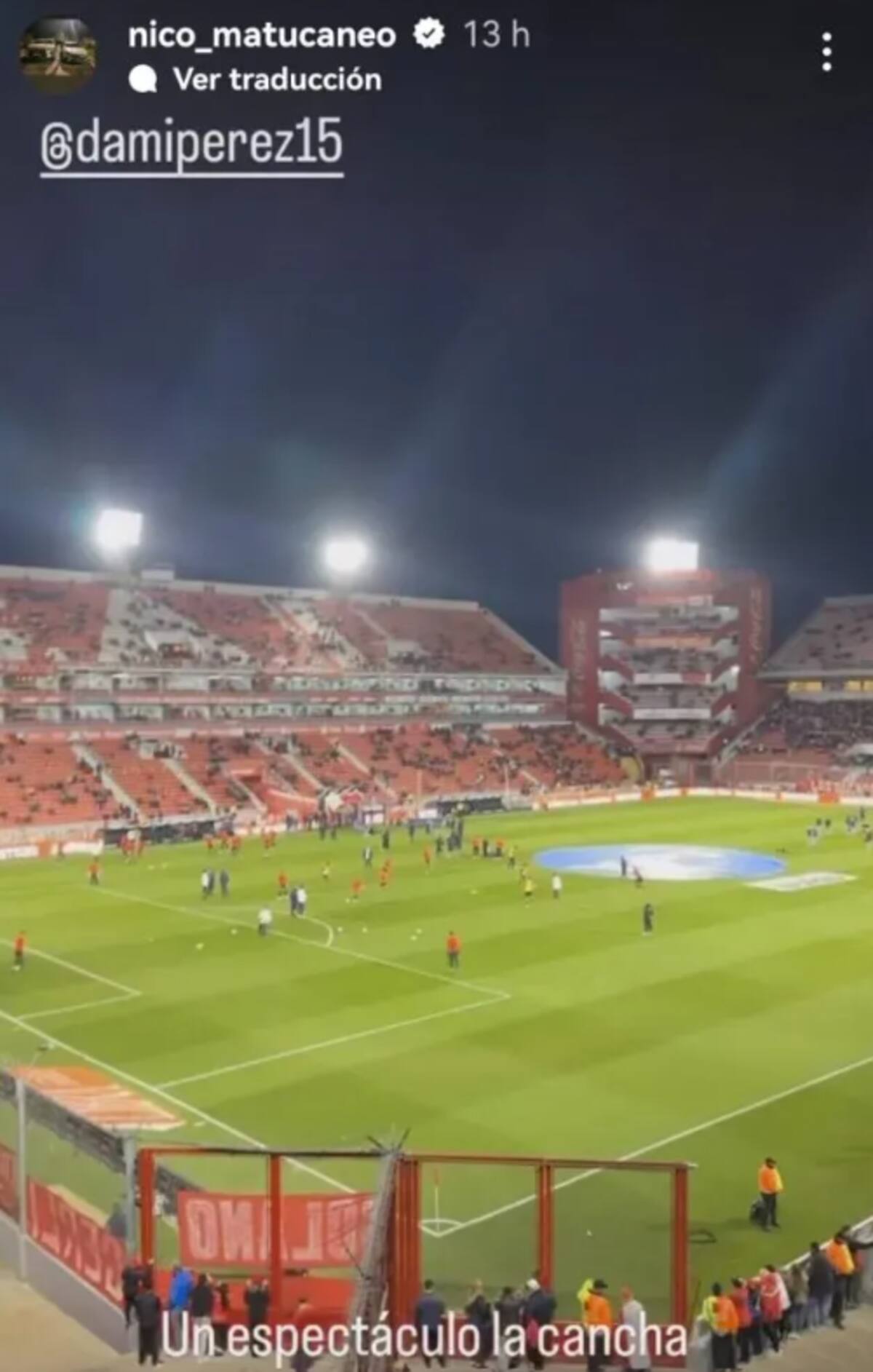Historia de Nicolás Maturana en Instagram