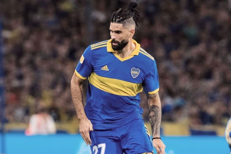 El delantero en su paso por Boca Juniors.