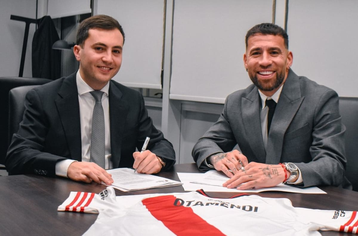 River Plate oficializó la llegada de Nicolás Otamendi y se empieza a despedir de Paulo Díaz
