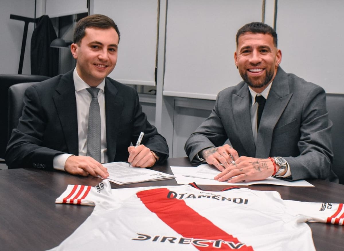 El argentino firmó con el conjunto Millonario. Foto: @Riverplate.
