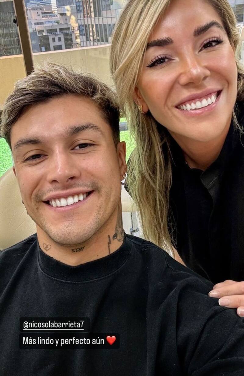Nicolás Solabarrieta mostró su nuevo look. Créditos: Instagram
