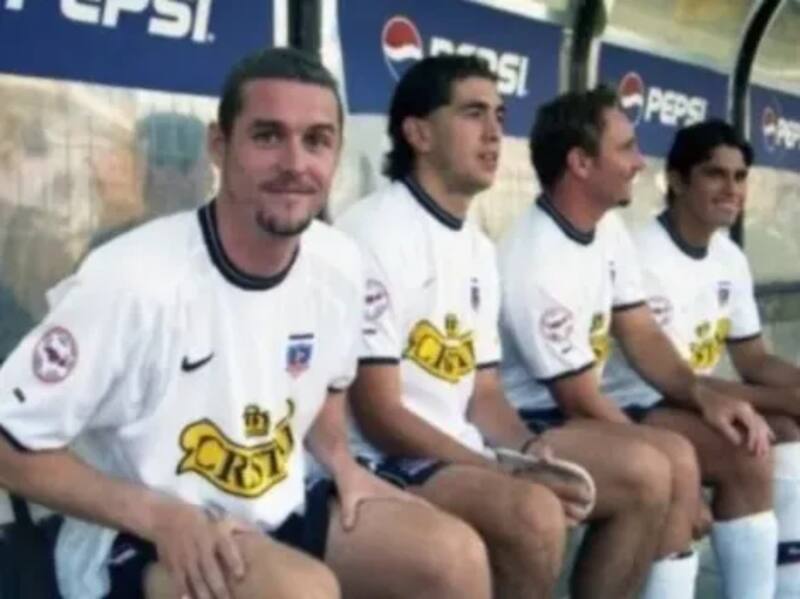 El argentino (izquierda) en su paso por Colo Colo