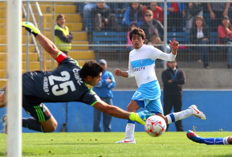 Nicolás Trecco marcó el tanto definitivo del 2-1 ante los azules el 13 de mayo de 2012. (Foto: Aton)