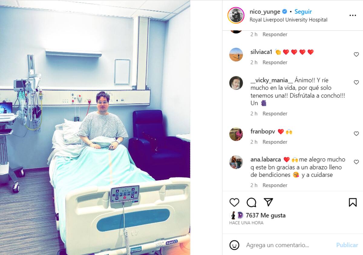 Nicolás Yunge reveló que está libre de cáncer