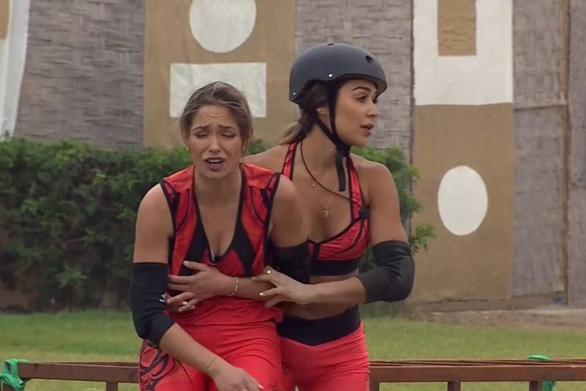 En su primera competencia por equipos, Nicole Block tuvo que ser asistida por personal médico tras sufrir una descompensación.