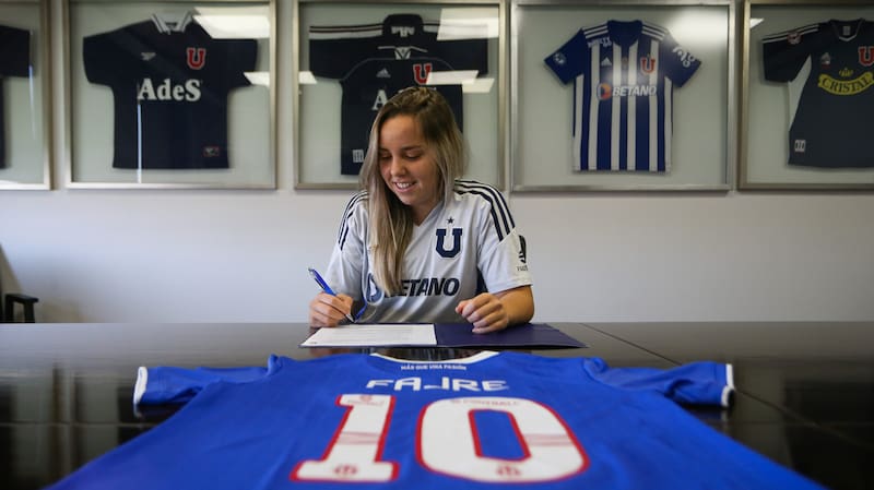 La futbolista tuvo un paso por la U.
