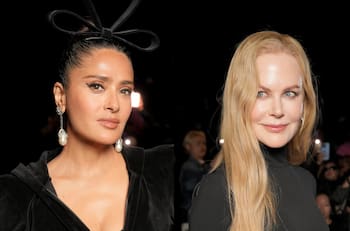 Video: El feo gesto de Nicole Kidman a Salma Hayek que causa revuelo en el mundo
