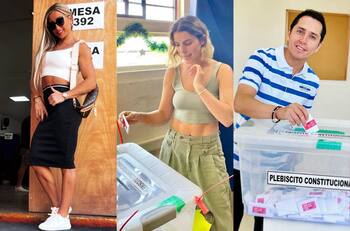 Mira las fotos: Famosos llenaron las redes sociales de postales votando en el plebiscito constitucional 2023