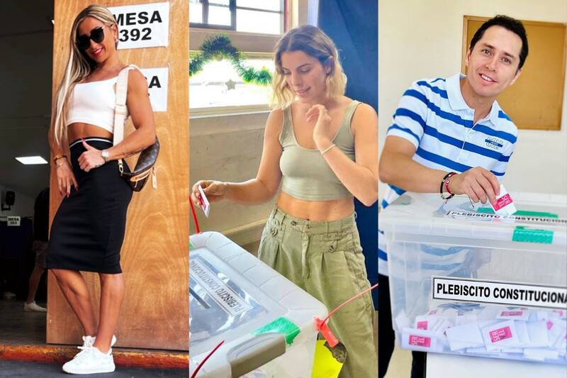 A través de redes sociales, distintas personalidades del mundo del espectáculo ejercieron su voto a sufragar y compartieron el registro.