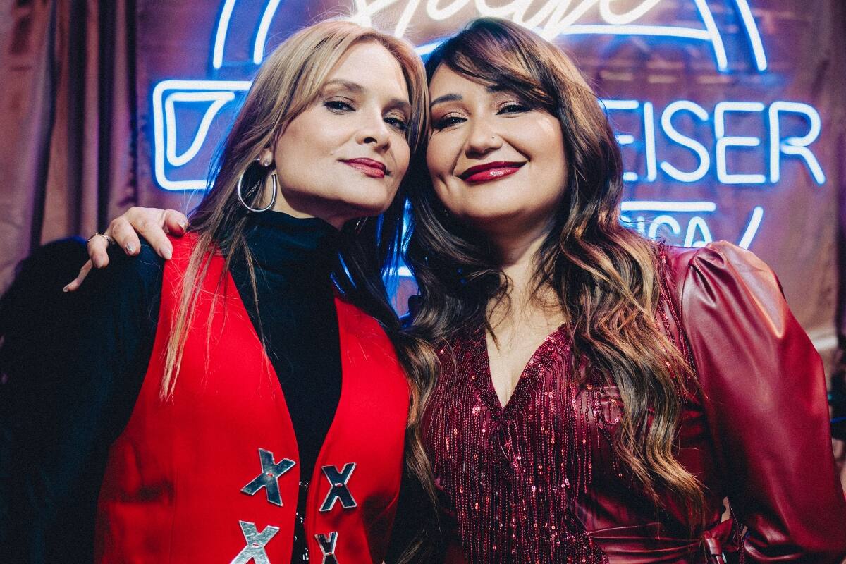 Ambas cantantes formaron parte del programa Mujeres Que Suenan.