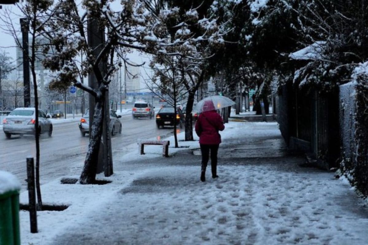 Estos días podría haber nieve y aguanieve en algunas comunas de la RM.