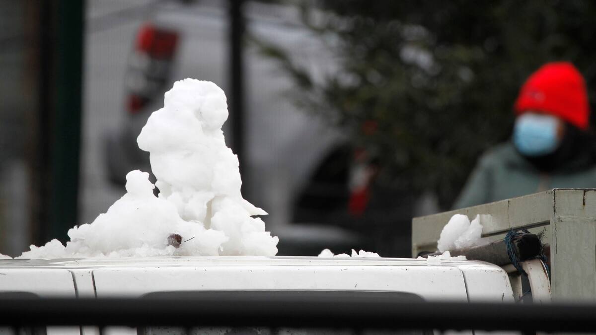 Anuncian nevadas para seis regiones del país: Comenzarán la madrugada de este jueves