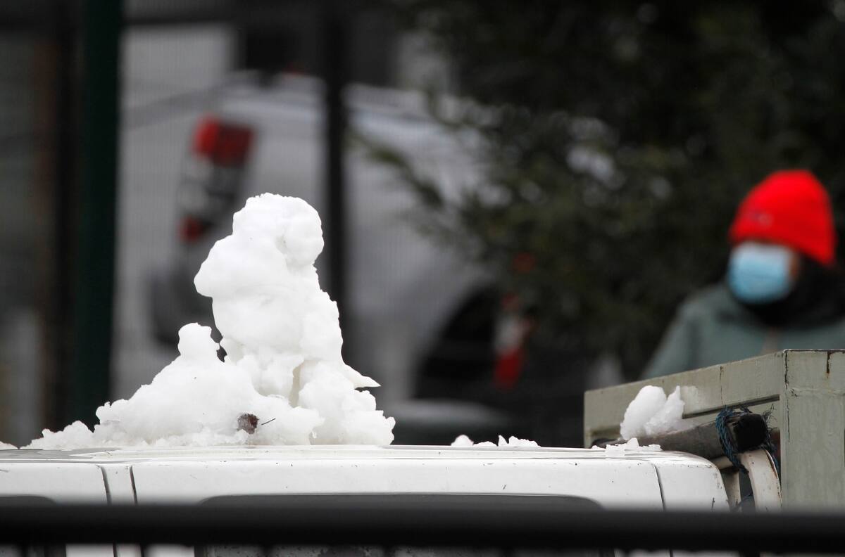 Anuncian nevadas para seis regiones del país: Comenzarán la madrugada de este jueves