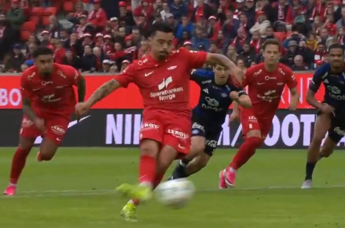 VIDEO | Niklas Castro mantiene su racha goleadora con una nueva anotación en Noruega