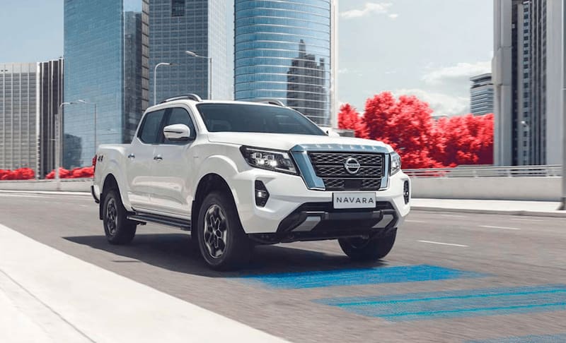 El la camioneta que maneja Cristián Riquelme.