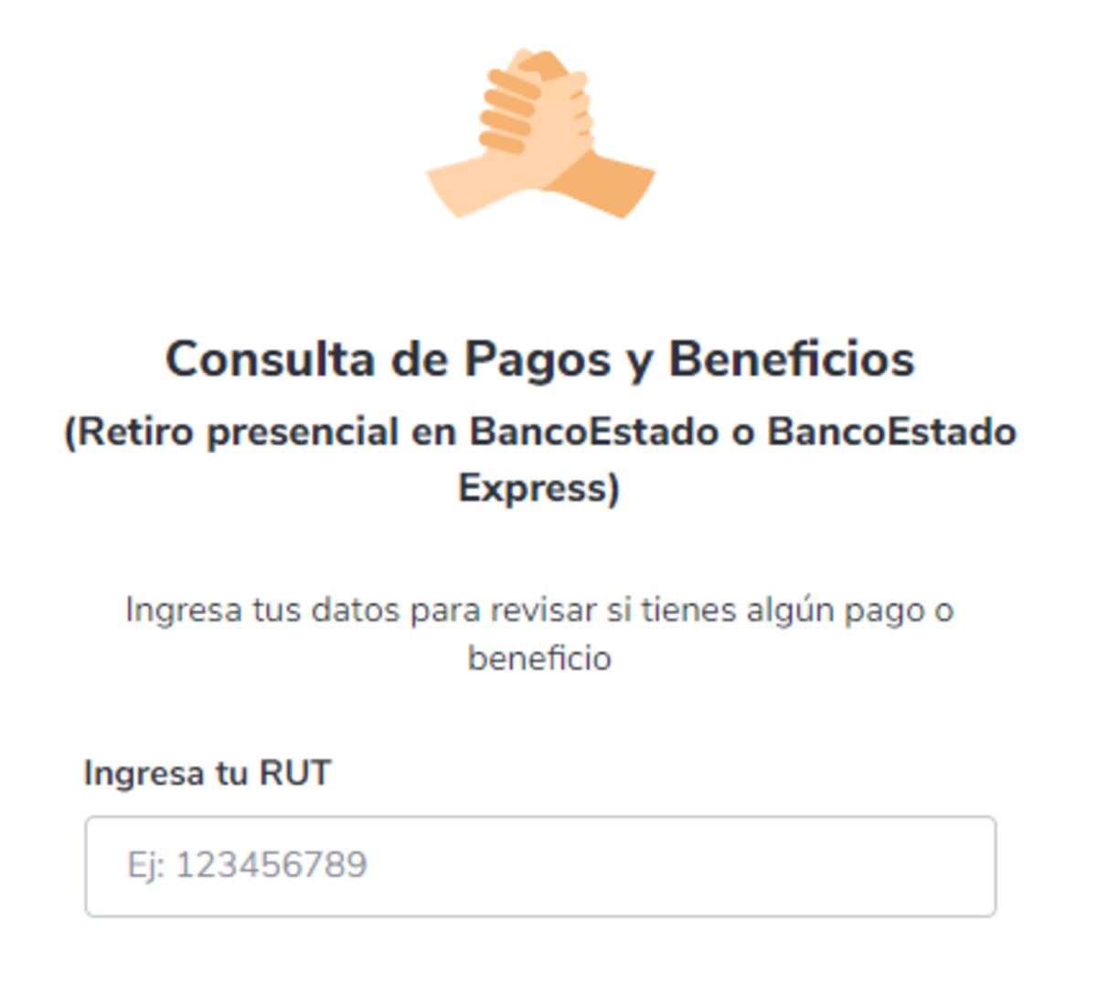 Así luce la plataforma de consulta. Foto: Banco Estado.