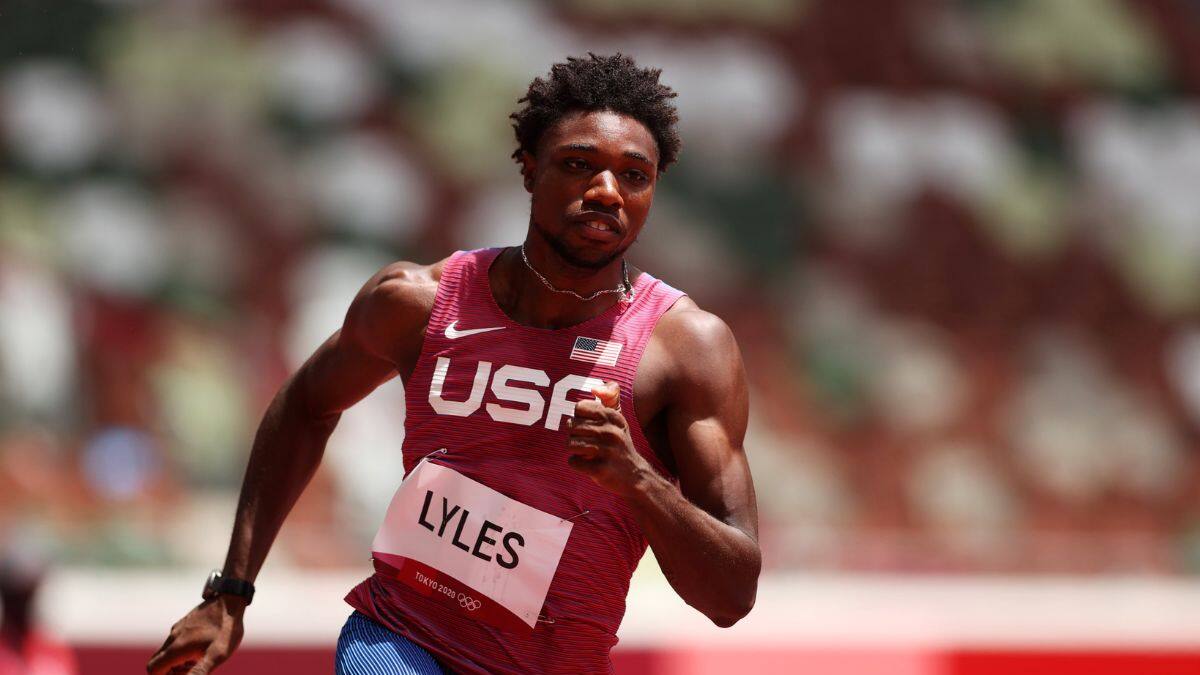 VIDEO | ¡Llega afinado! Noah Lyles, el atleta que amenaza el reinado de Usain Bolt en París 2024