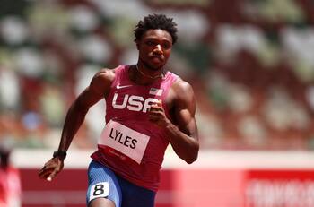 VIDEO | ¡Llega afinado! Noah Lyles, el atleta que amenaza el reinado de Usain Bolt en París 2024
