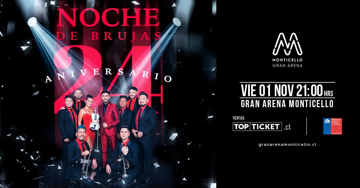 Noche de Brujas celebra 24 años en gran concierto